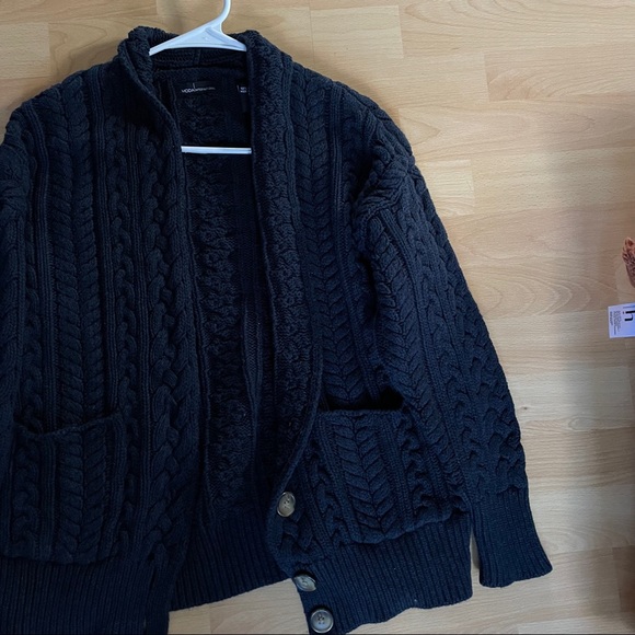Navy Blue Cardigan - Picture 3 of 5